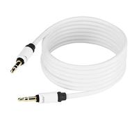 Real Cable JACK-1/1M50 Câble stéréo Double Blindage 1 m Blanc
