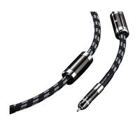 Real Cable REFLEX - Câble de subwoofer - RCA prise pour RCA prise - 2 m - câble à quartes blindé