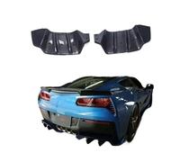 Real Carbon Fiber Rear Bumper Lip Diffuser Spoiler Compatible for Chevrolet Corvette C7 Z06 Z07 2014 2015 2016 2017