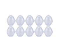 Real Egg 6 Sizes | Leak - Proof Plastic Egg Shaped Forms for Chocolate/Soap/Ice | Reusable Non - Stick Eggshell with Easy Demolding | 10 - Pack (3 Size)