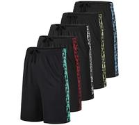 Real Essentials Re Men's Mesh Shorts, Multicolore, L Homme