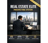 Real Estate Elite Prospecting System: 200-Day Daily Prospecting & Pipeline Tracker for Real Estate Agents | Lead Tracking, Active Pipeline, Appointments & Commission Documentation