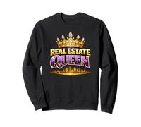 Real Estate Queen Agent de Vente de Maisons de Cadeaux Sweatshirt