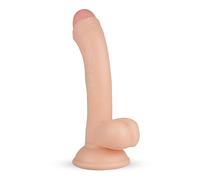 Real Fantasy Vince - Dildo avec testicules et prépuce - 19,5cm (naturel)