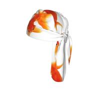 Real Fish Print Skull Cap Quick Dry Bike Headwrap Léger Respirant Taille unique Adulte Bonnet moderne