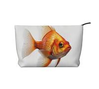 Real Fish Trousse de maquillage en velours côtelé Grand format Noir Taille unique, Noir, One Size