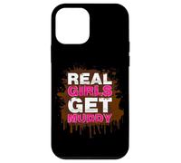 Real Girls Get Muddy Race Muddy Race Mud Run Coque pour iPhone 12 Mini