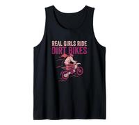 Real Girls Ride Dirt Bikes Dirt Biking Offroad Moto Débardeur