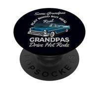 Real Grandpas Drive Hot Rods Voiture Vintage Amusante pour Grand-père PopSockets PopGrip Adhésif