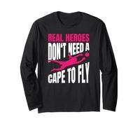 Real Heroes Don't Need A Cape to Fly Gardienne De But Manche Longue