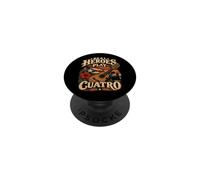 Real Heroes Play Cuatro Musicien portoricain PopSockets PopGrip Adhésif