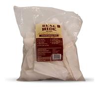 Real Hide Friandises à mâcher entièrement naturelles pour chien - Chips de cuir brut de qualité supérieure - Peau de bœuf nourrie à l'herbe - Chiens de petite, moyenne et grande taille - 0,5 kg