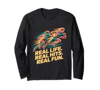 Real Life Real Hits Real Fun Sports Runner Manche Longue