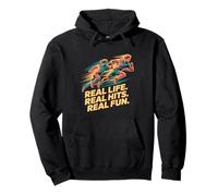 Real Life Real Hits Real Fun Sports Runner Sweat à Capuche