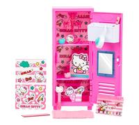 Real Littles Hello Kitty® Micro casier avec Plus de 15 Petites Surprises à l'intérieur Personnalisez et décorez Votre casier et découvrez la Vraie Papeterie Hello Kitty® Micro