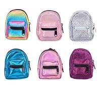 REAL LITTLES - Mini Sac à Dos avec Mousqueton - Cadeau Surprise - Modèle et Coloris Aléatoires - Saison 2 - Matière : Nylon