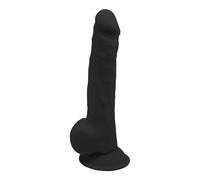 Real Love Dildo 9.5Inch Black Luxe Compact Vibe Princess Black Taille Unique
