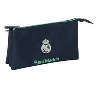 Real Madrid - 25/26 - Trousse Enfant - Idéal pour Les Enfants d'âge Scolaire, Confortable et Polyvalent, qualité et résistance, 22 x 3 x 12 cm