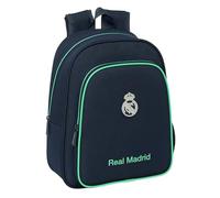 Real Madrid 2ème équipe 25/26 Sac à dos d'école pour enfants, idéal pour les enfants de différents groupes d'âge, confortable et polyvalent, qualité et résistance, 27 x 10 x 33 cm