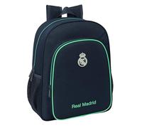 Real Madrid 2ème équipe 25/26 Sac à dos d'école pour enfants, Sac à dos adaptable à la poussette, idéal pour les enfants d'âge scolaire, confortable et polyvalent, qualité et résistance, 32 x 12 x 38