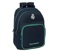 Real Madrid 2ème équipe 25/26 - Sac à dos scolaire pour enfants, idéal pour les enfants de différents âges, confortable et polyvalent, qualité et résistance, 32 x 15 x 42 cm