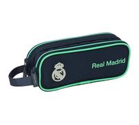 Real Madrid 2ème équipe 25/26 - Trousse Double pour Enfant, idéale pour Les Enfants d'âge Scolaire, Confortable et Polyvalent, qualité et résistance, 21 x 6 x 8 cm