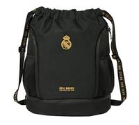 Real Madrid 3ème équipe - Sac à dos, idéal pour les enfants de différents âges, confortable et polyvalent, qualité et résistance, 34 x 15 x 43 cm, couleur noire, Noir, Estándar, Décontracté