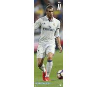 Real Madrid - Affiche de porte - Bale + 1 paquet de tesa Powerstrips® - contenu 20 pièces