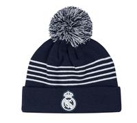 Real Madrid Bonnet Pompon Supporter Real - Collection Officielle Football - Taille Homme