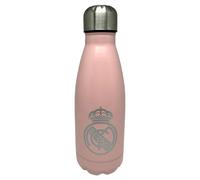 CyP Brands Bouteille d'eau en acier Real Madrid Hermétique 550 ml Rose Produit officiel