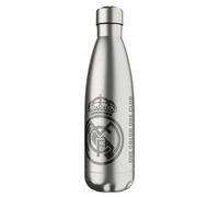 CyP Brands Bouteille d'eau en acier Real Madrid – 550 ml, hermétique, noir – produit officiel