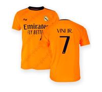 Real Madrid - Camiseta Segunda Equipación Temporada 24/25, Vini Jr., Adulto L, Replica Con Licencia Oficial