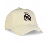Real Madrid Casquette n° 52 avec licence - Taille adulte réglable, Blanc marbré, L/XL