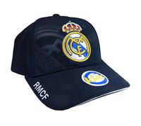 Real Madrid Casquette nº45 sous licence officielle - Couleur noire - Taille enfant, Noir , S