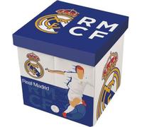 Real Madrid Cf 30x30x30 Cm Tabouret/conteneur Bleu Bleu One Size