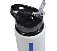 Real Madrid CF - Bouteille d'eau, avec dégradé de couleurs, aluminium, 750ml BS5658 (taille unique) (Blanc/Bleu)