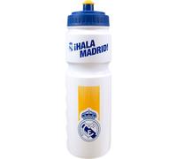 Real Madrid CF - Bouteille, plastique TA13439 (taille unique) (Bleu marine/Blanc/Jaune)