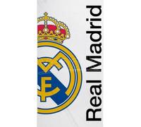 Real Madrid CF - Serviette de bain, écusson TA13574 (taille unique) (Blanc/Rouge/Bleu)
