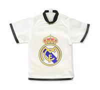 Real Madrid CF - Trousse pour Enfant, en Forme de t-Shirt, Trousse avec Fermeture éclair, Couleur Blanche, Produit Officiel (CyP Brands)