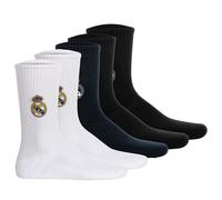 Real Madrid Chaussettes noir / blanc, Taille 35-38