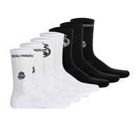 Real Madrid Chaussettes noir / blanc, Taille 35-38