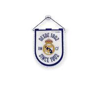 Real Madrid Drapeau Triangulaire Blanc