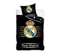Real Madrid Ensemble de Literie 140 x 200 cm - Noir - BrandMac One Size
