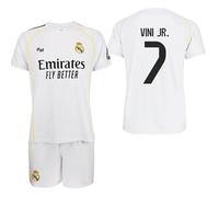 Real Madrid Ensemble enfant 1ère équipe 25-26 - Réplique officielle Vinicius