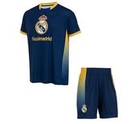 REAL MADRID Ensemble Football Maillot Short Real Enfant garçon - Collection Officielle 10 Ans