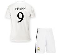 REAL MADRID Ensemble Football Maillot Short Real Kylian Mbappé - Collection Officielle 6 Ans