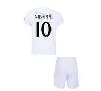 Real Madrid Ensemble Football Maillot Short Real Kylian Mbappé - Collection Officielle 8 Ans