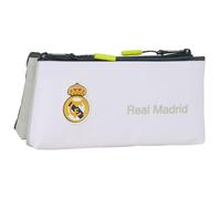 Real Madrid EQUIPACIÓN 25/26 - Trousse scolaire pour enfant, avec fermeture éclair simple, idéale pour les enfants de différents âges, confortable et polyvalente, qualité et résistance, 22 x 8 x 10 cm