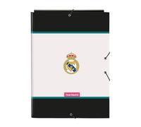Real Madrid EQUIPACIÓN 26/27 Classeur Folio avec 3 rabats Idéal pour les enfants de différents âges, confortable et polyvalent, qualité et résistance, 26 x 36,5 cm