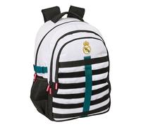 Safta Real Madrid 26/27 Doucle Cross 23.46l Backpack Blanc Enfants